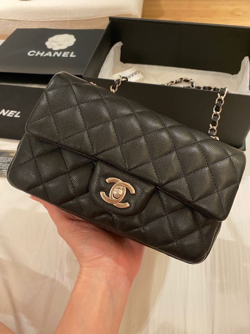 Chanel CF Mini Caviar Flap 💕 Authentic, Luxury, Bags & Wallets on