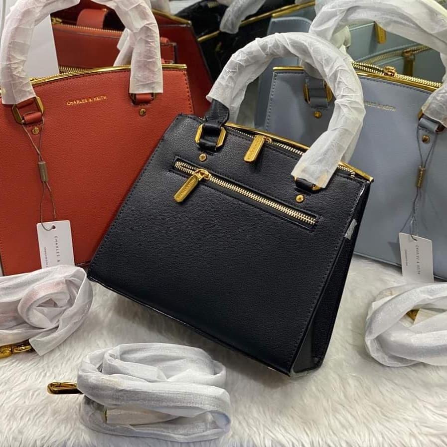 Charles and keith hotsell classic structured city bag