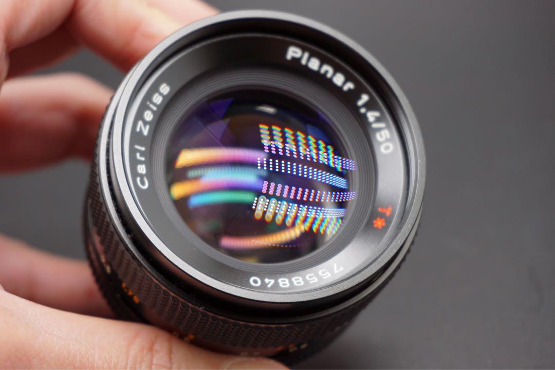 極新】Contax Carl Zeiss Planar T* 50mm F/1.4 MMJ, 攝影器材, 鏡頭及 