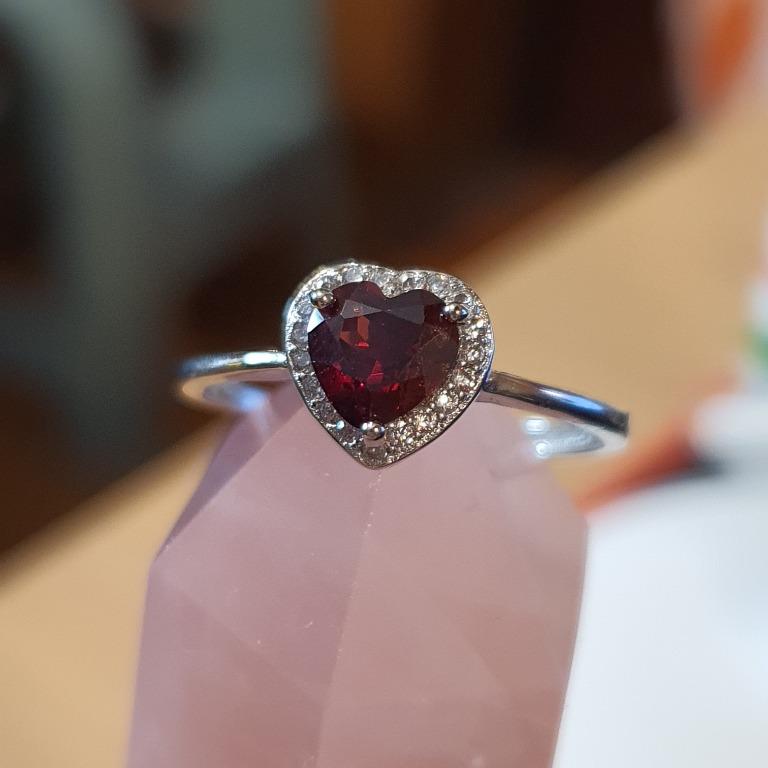 Garnet crystal ring 2025