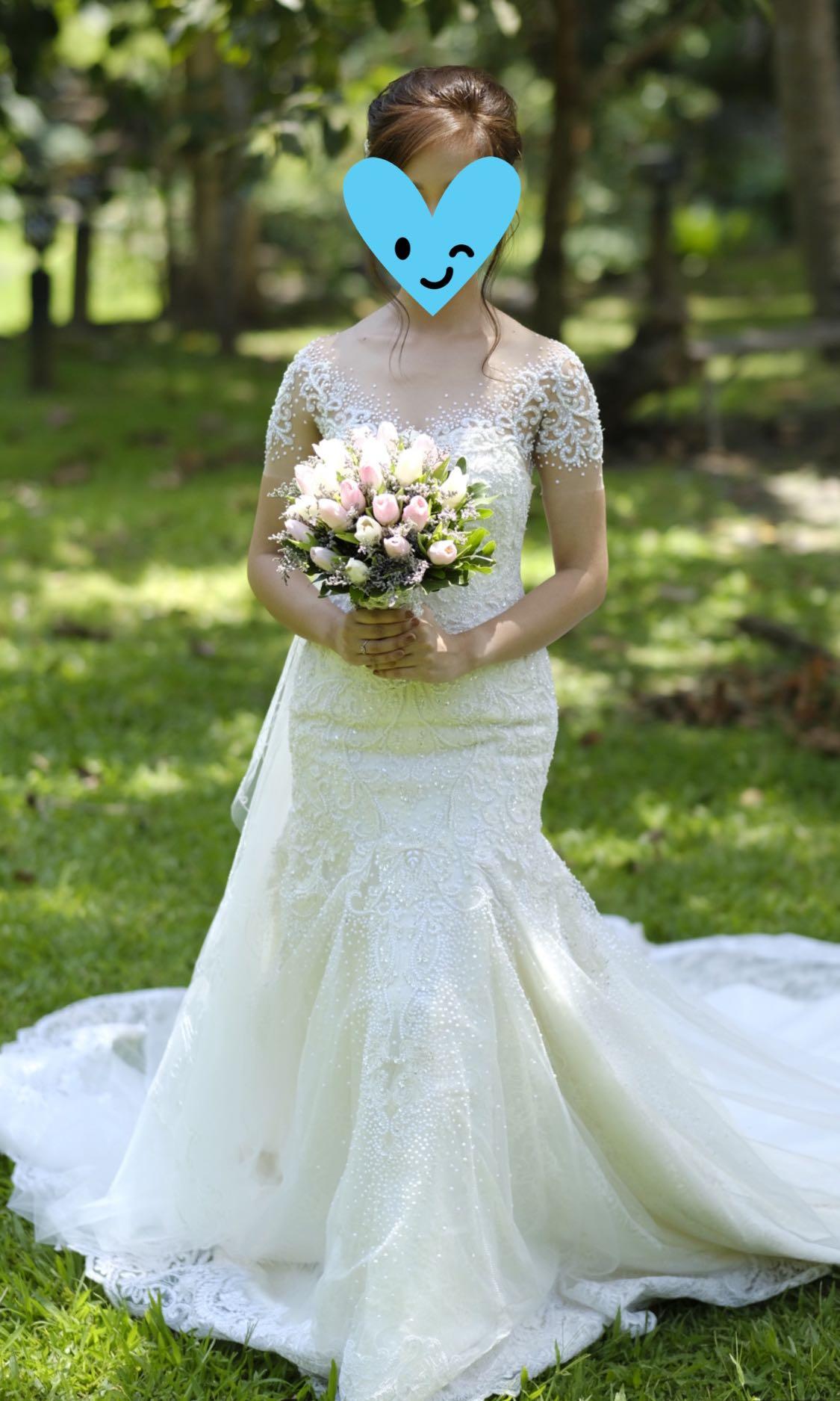 Custom Tailored Serpentina Wedding Gown Women s Fashion Dresses
