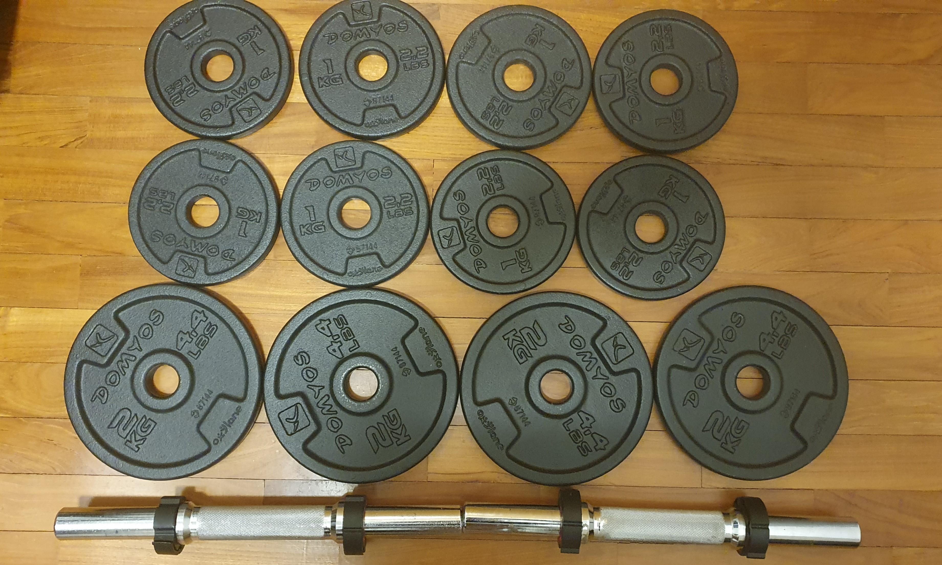 Domyos barbell set top