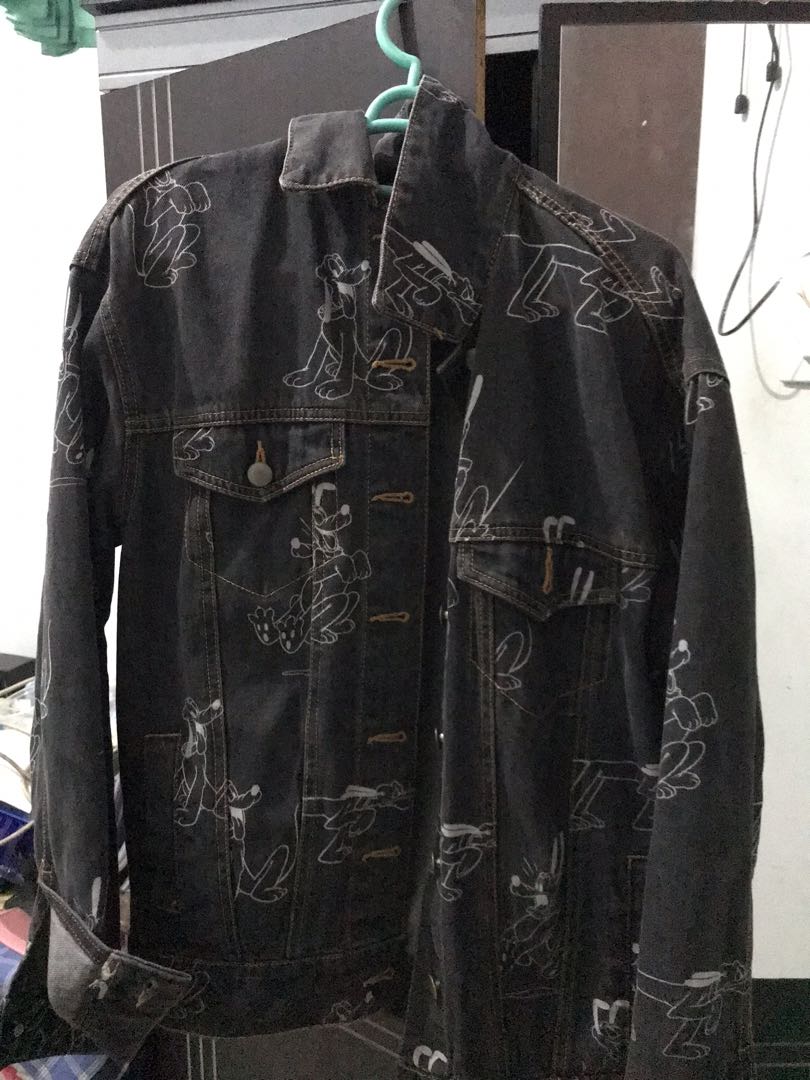 Denim jacket H\u0026M X DISNEY, Fesyen Pria 