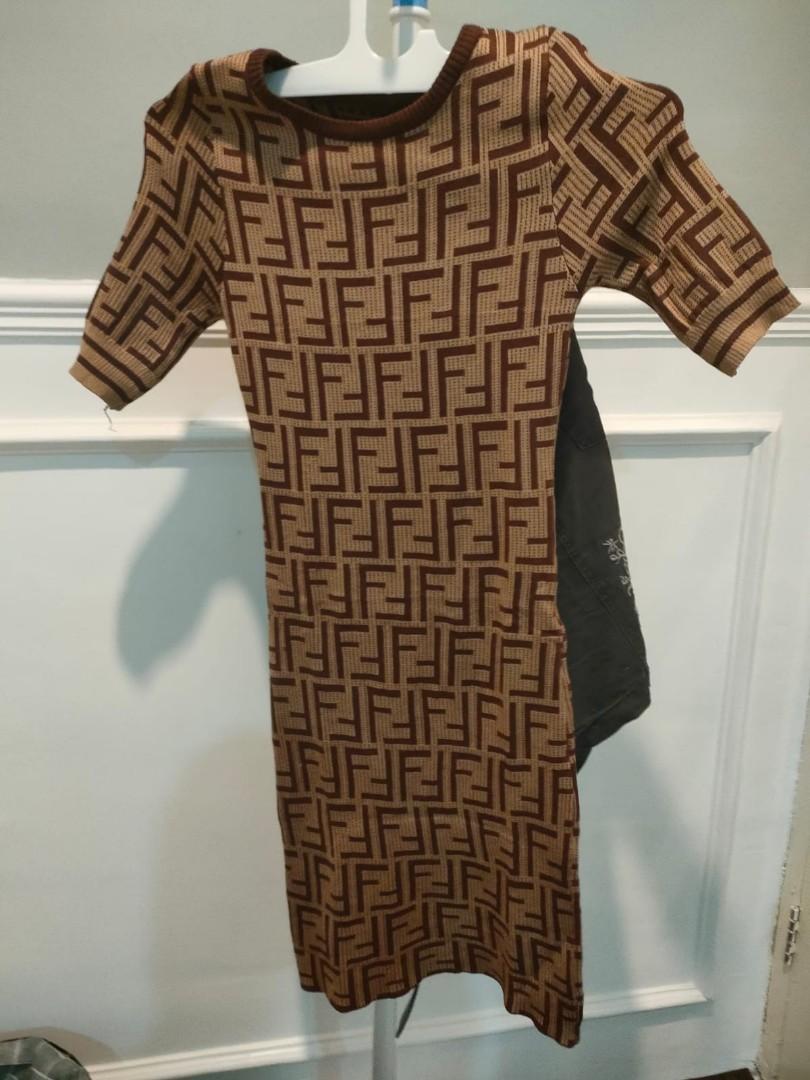 Baju dress fendi clearance