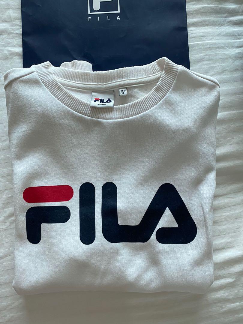 Fake fila hoodie top