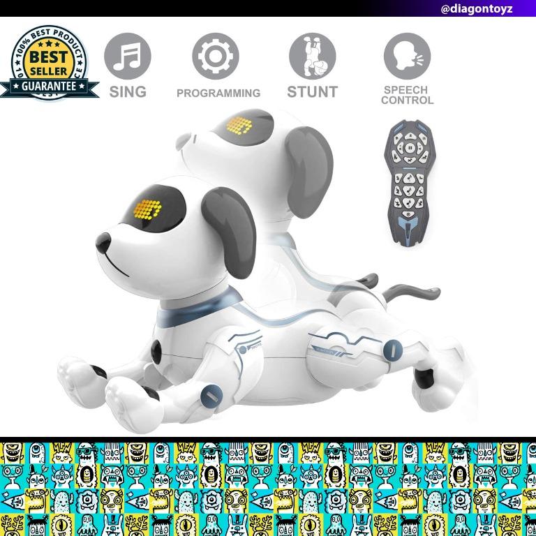 fisca Remote Control Dog, RC Robotic Stunt Puppy Toys ...