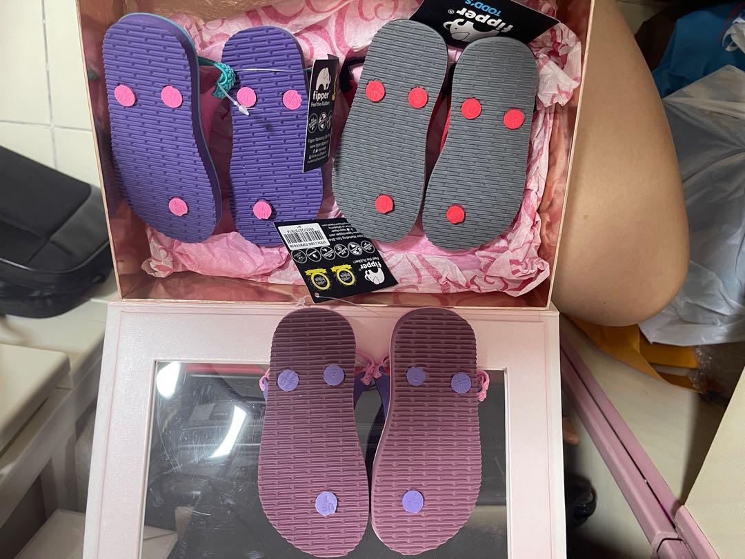 Flipper slippers, Babies & Kids, Babies & Kids Fashion on Carousell