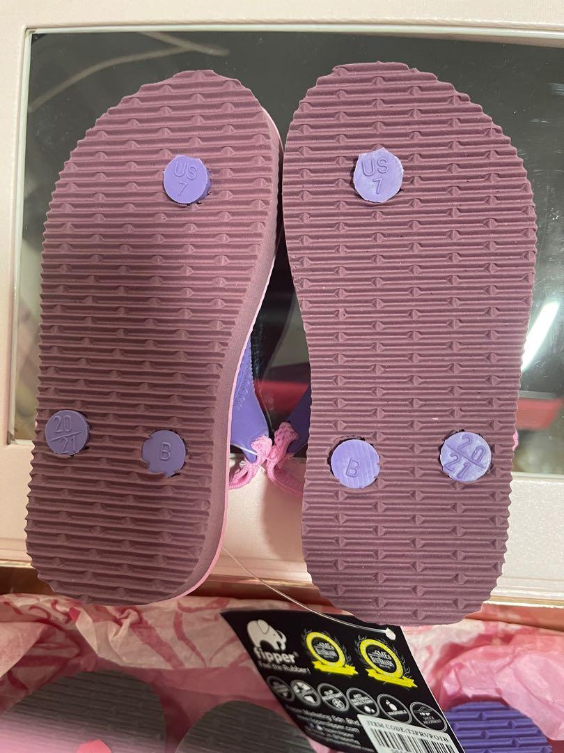 Flipper slippers, Babies & Kids, Babies & Kids Fashion on Carousell
