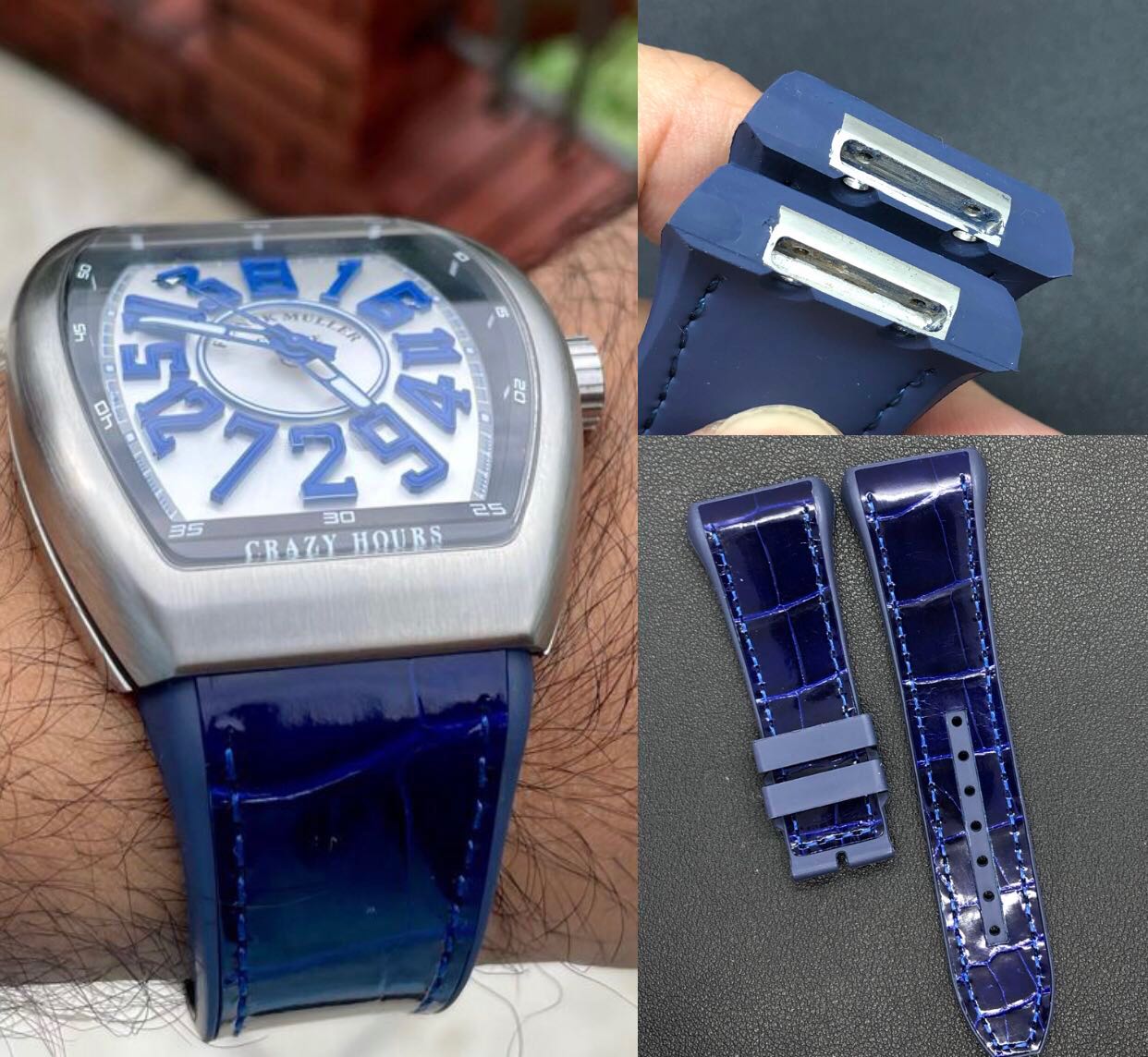 Franck muller on sale watch bands