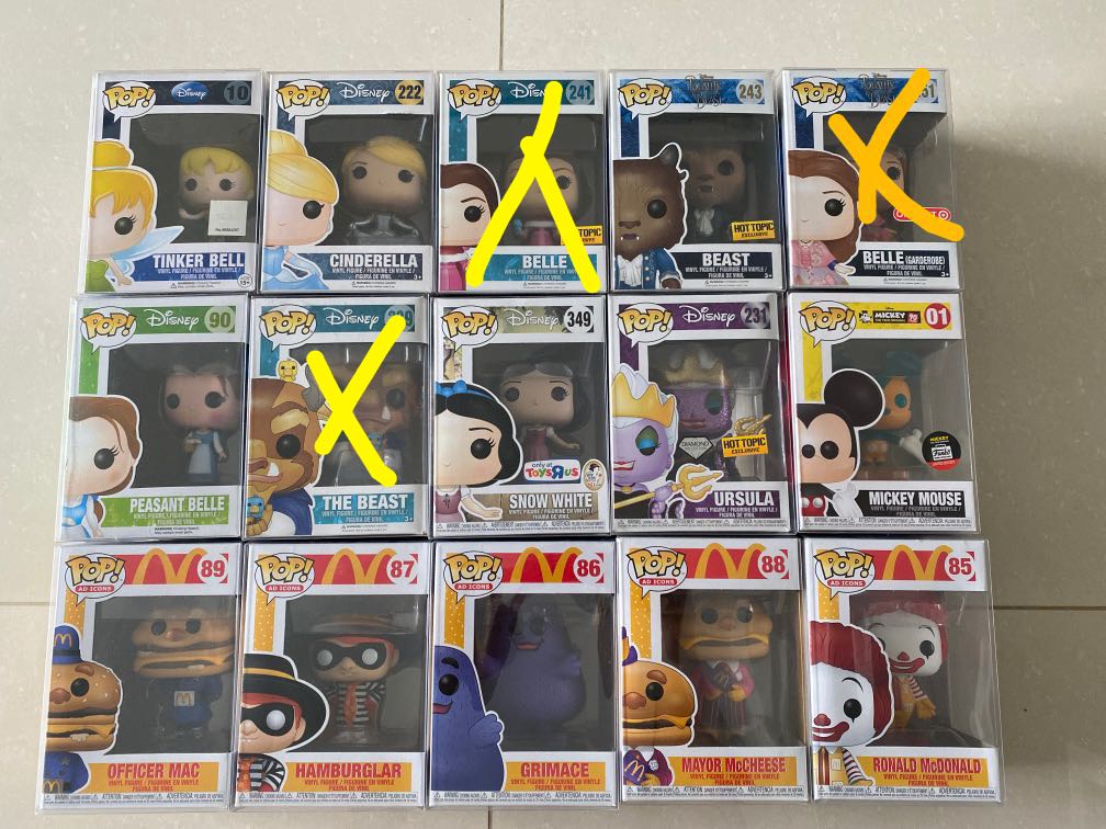 Funko pop clearance sale Disney and ad icons exclusive, Hobbies & Toys