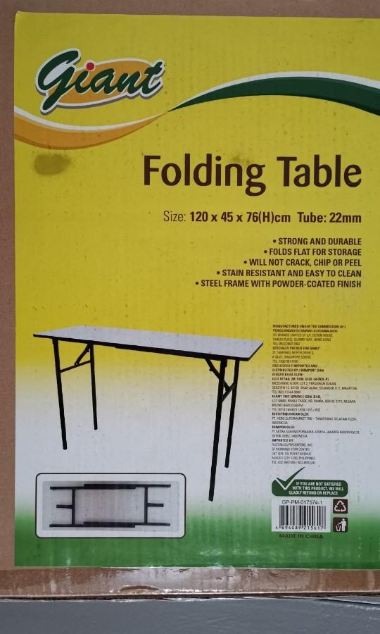 Giant on sale folding table