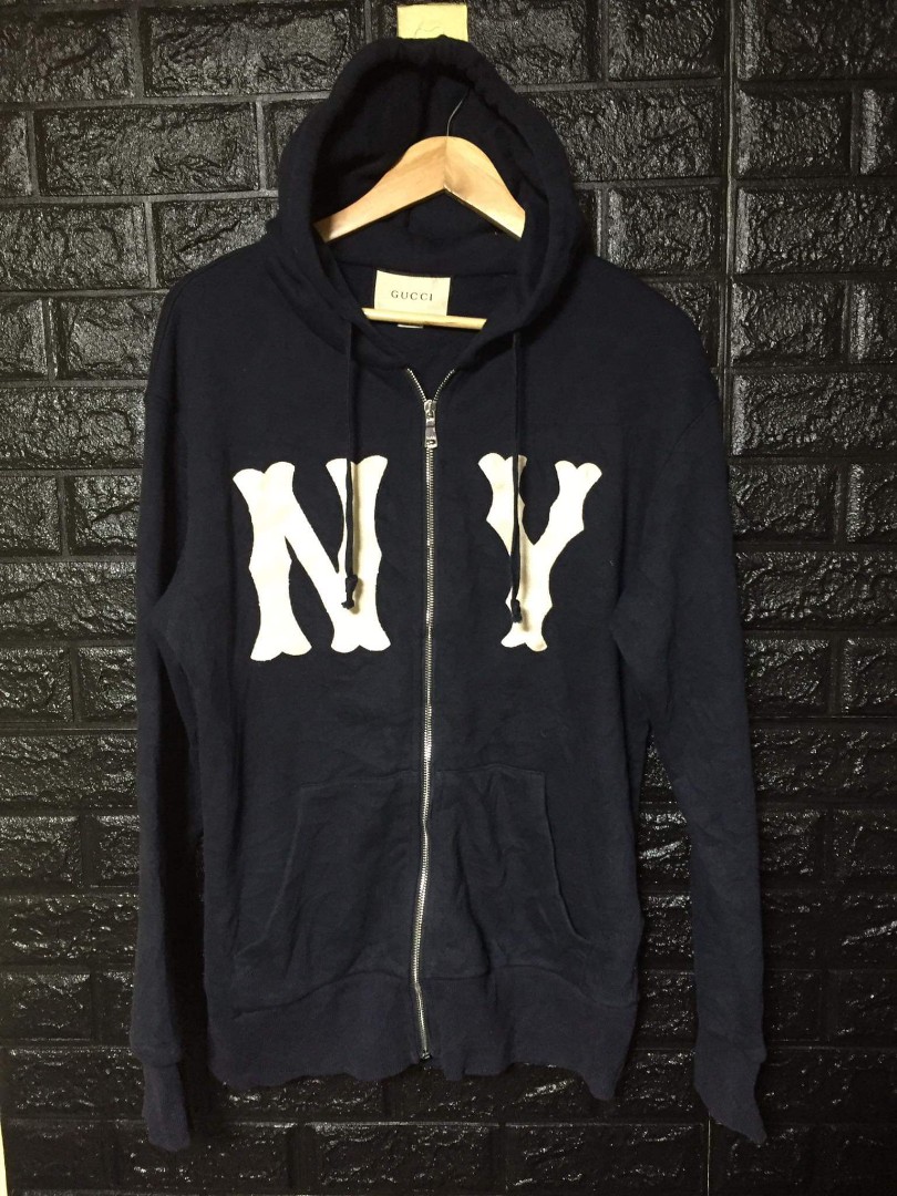 GUCCI Collab NY Hoodie Jacket Men s Fashion Coats Jackets and