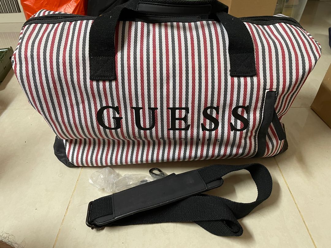 Guess Duffle Bag (cabin size), Luxury, Bags & Wallets on Carousell