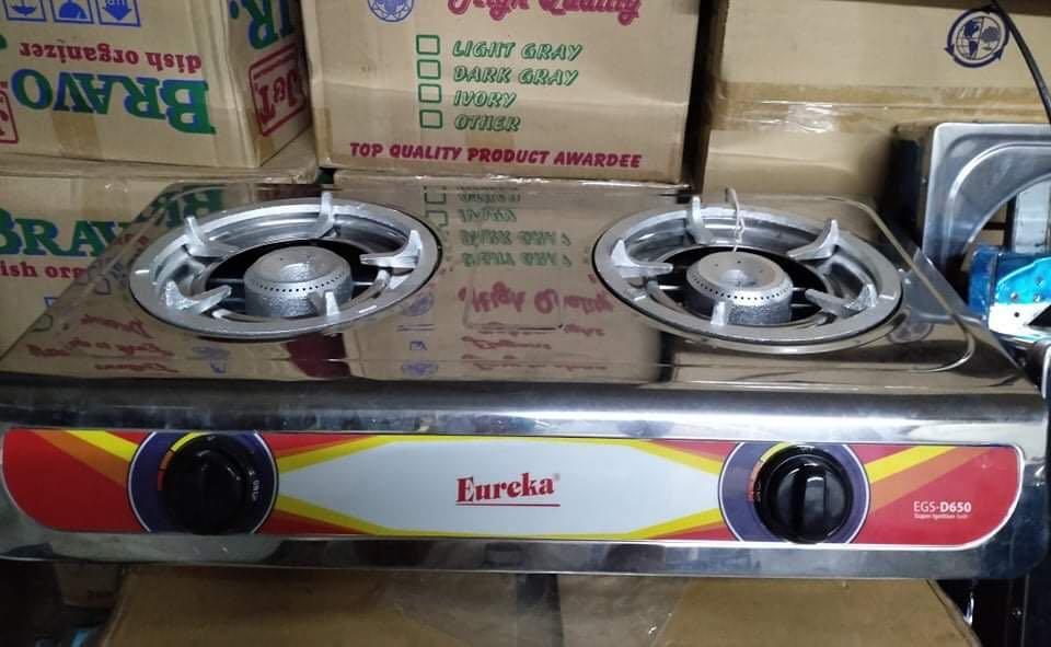 Heavy duty eureka double burner (Category: Cookware & Accessories) located in Quezon City. Submitted by mjrideontoys (Listing ID 1113571201, Image 1). Description: Last pruce posted Sf shoulder by the buyer.
