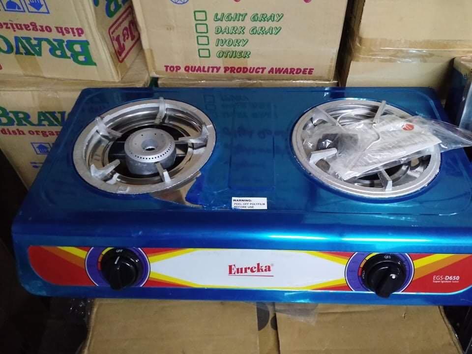 Heavy duty eureka double burner (Category: Cookware & Accessories) located in Quezon City. Submitted by mjrideontoys (Listing ID 1113571201, Image 2). Description: Last pruce posted Sf shoulder by the buyer.