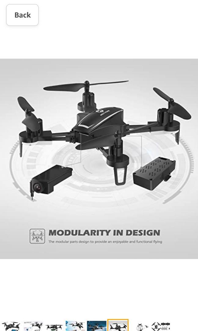Holy Stone HS230 RC Racing FPV Drone with 120 FOV 720P HD Camera Live Video 45Km h High Speed Wind Resistance Quadcopter with 5.8G LCD Screen Real