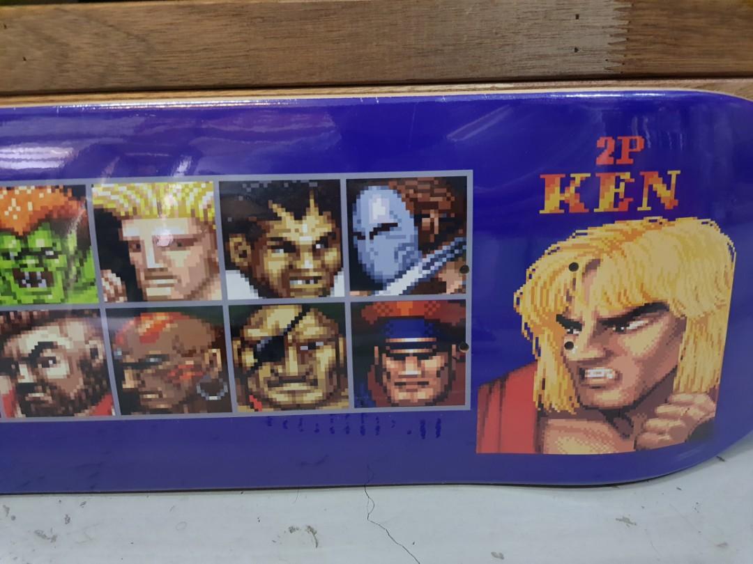 Huf x Street Fighter II Players Select Deck 8.25