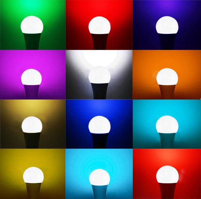 RGB Light bulbs with Remote to change the Color - iLC LED Light Bulb 85W 