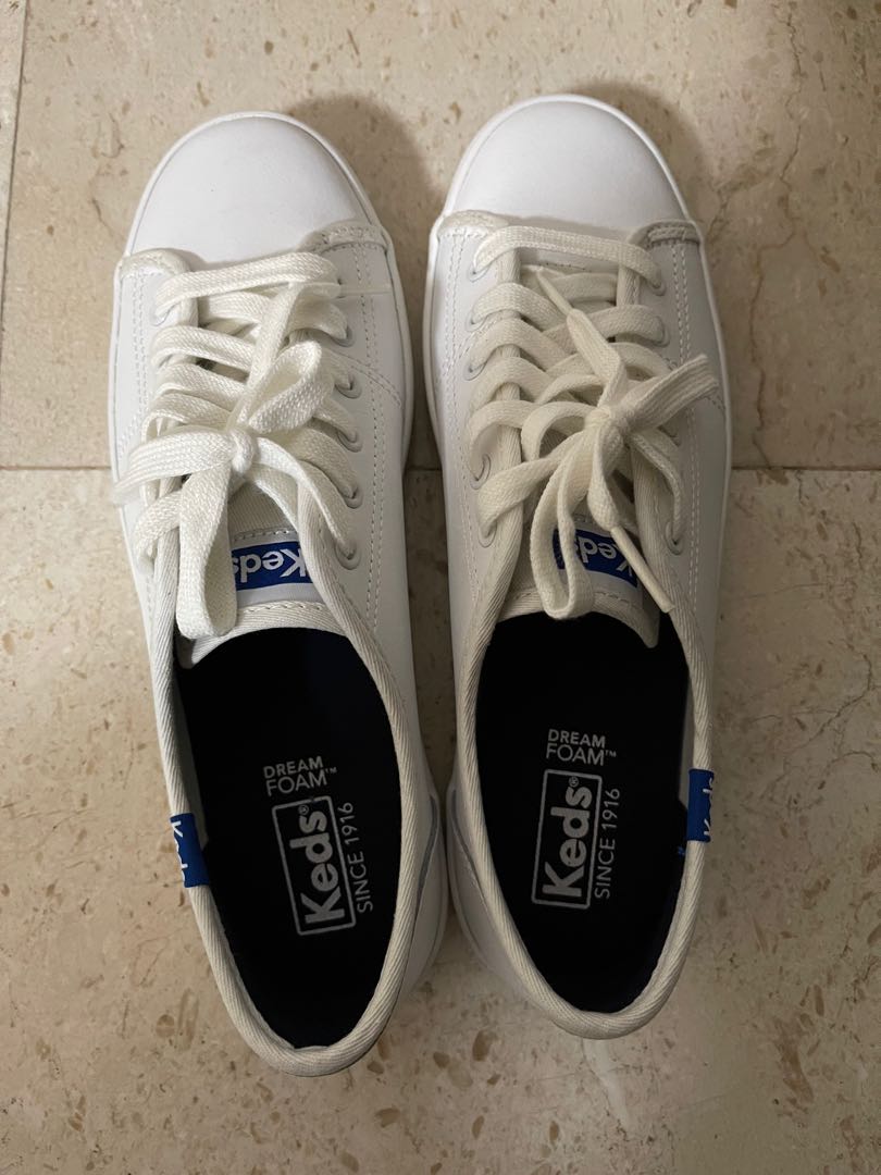 White leather hotsell keds womens