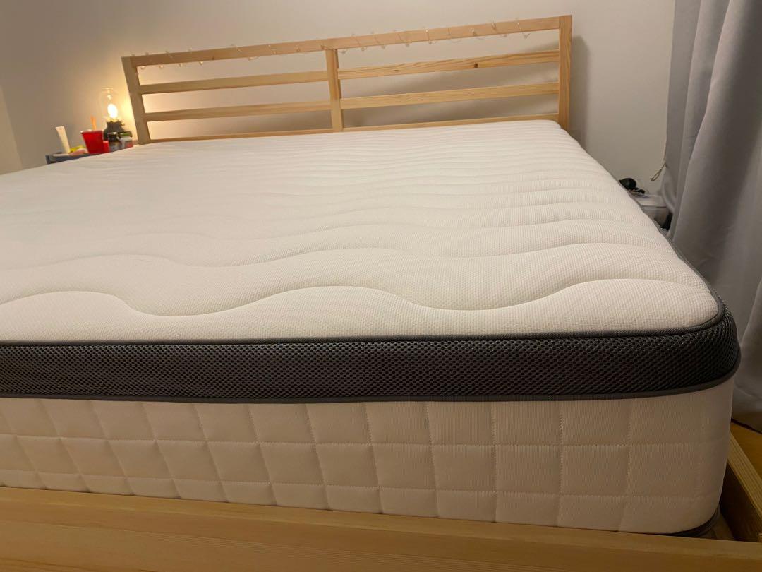 King size Ikea Bed & frame, Furniture & Home Living, Furniture, Bed