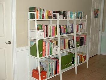 Kitchen 4-Tier (White) Lerberg Shelf Rack Book Organizer 148x35*60cm