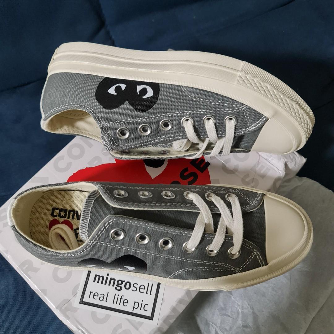 Cdg best sale canvas shoes