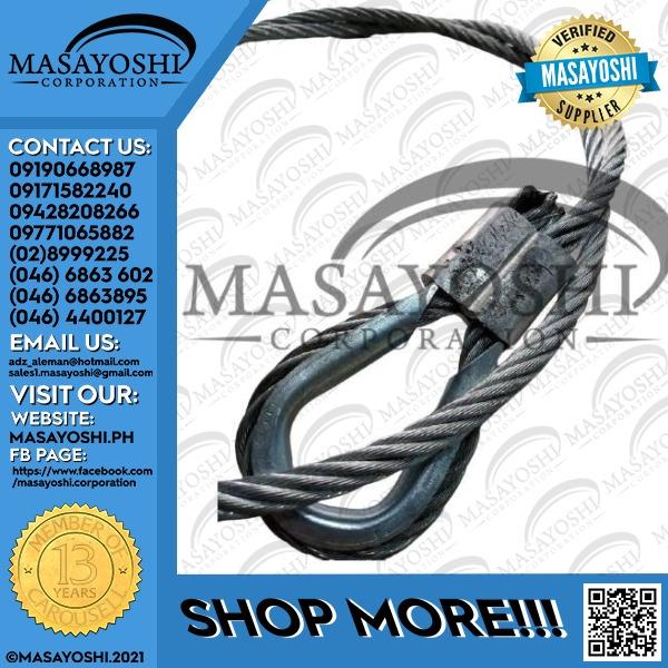 Lifting Rope Single Leg Wire Rope Lifting Equipment Thimble Eye