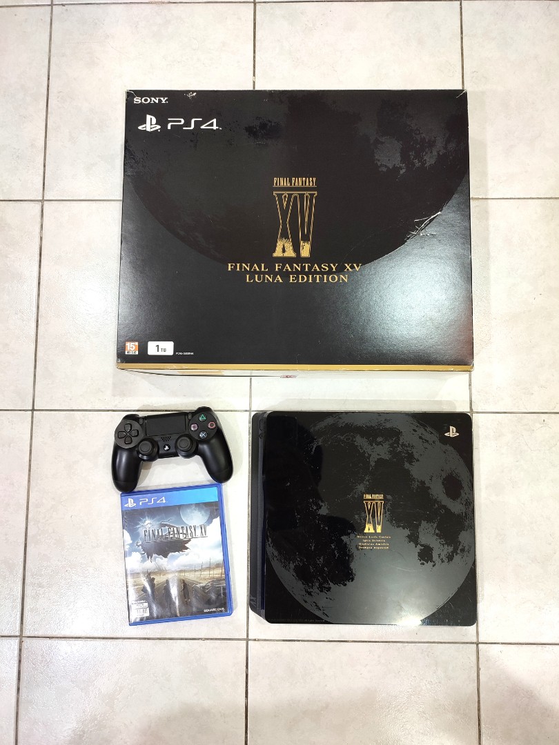 LIMITED EDITION PS4 SLIM 1TB FINAL FANTASY XV LUNA Edition, Video