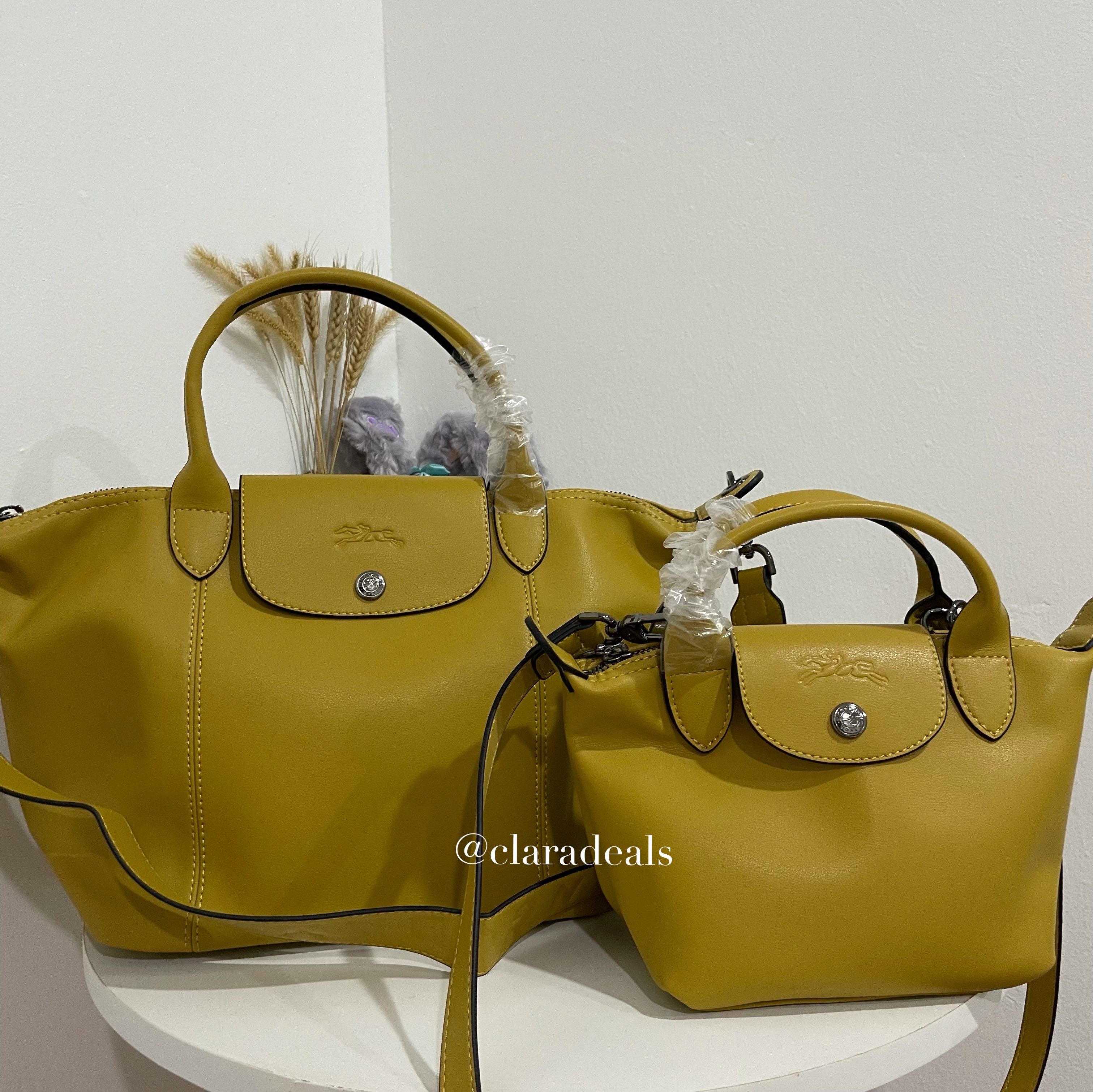 Longchamp mustard yellow best sale