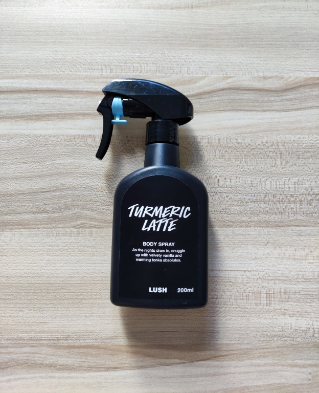 Lush turmeric latte body spray clearance