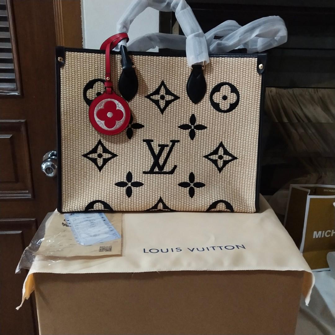 LV rattan otg large size and hermes evelyn small.size, Luxury, Bags &  Wallets on Carousell