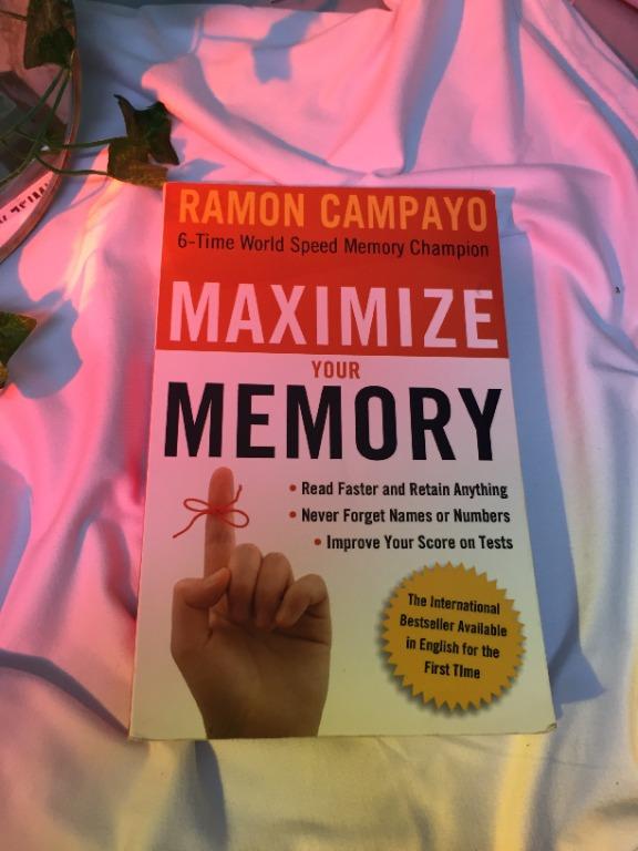 Maximize your Memory (Category: Assessment Books) located in Kajang. Submitted by firenzexd (Listing ID 1113596381, Image 2). Description: 🌟Learn more ways to maximize your memory by reading this book! 🌟Price excluding shipping 🔥Feel free to leave a message for more of the details ! : ).