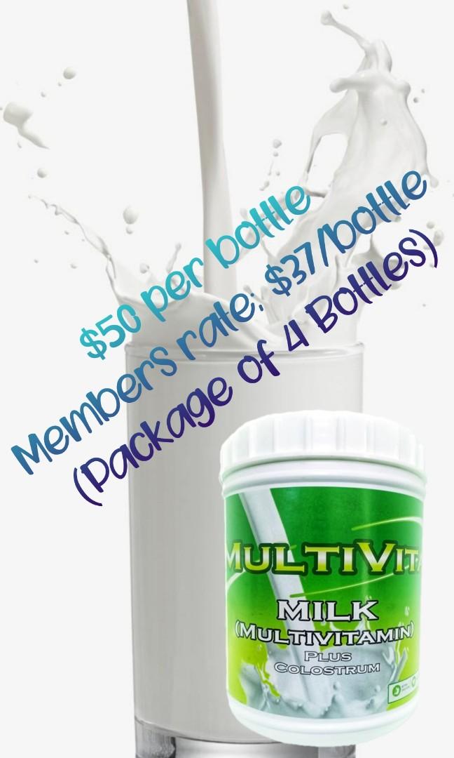 Multivitamin Milk Supplements, Health & Nutrition, Health Supplements