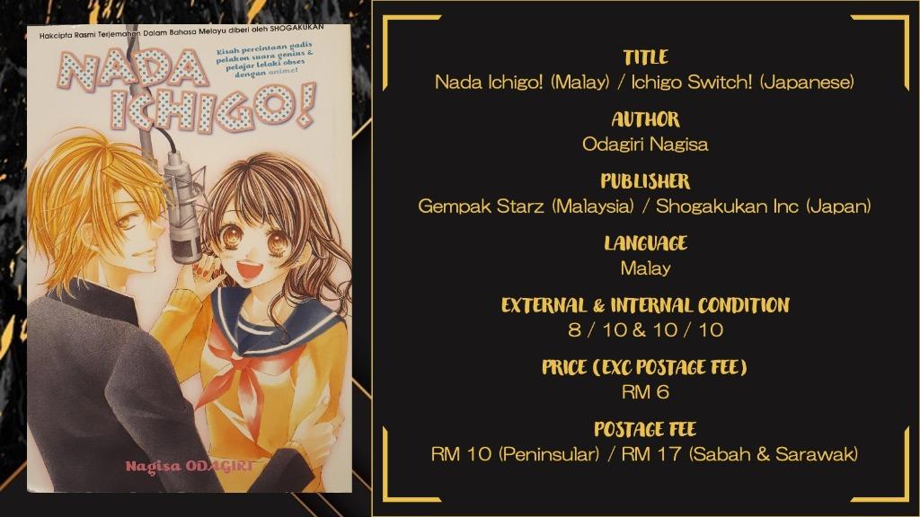 Nada Ichigo! (Malay) / Ichigo Switch! (Japanese), Books 