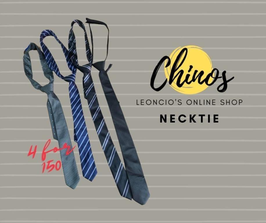 Necktie Set of 4 (Category: Sets & Coordinates) located in Malabon City. Submitted by chinosonlineshop (Listing ID 1113705228, Image 1). Description: No issues/ In good condition. Not faded..