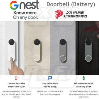 *NEW* Google Nest Nest Doorbell (Battery) cctv door bell viewer motion detection detector speaker alarm security smart home