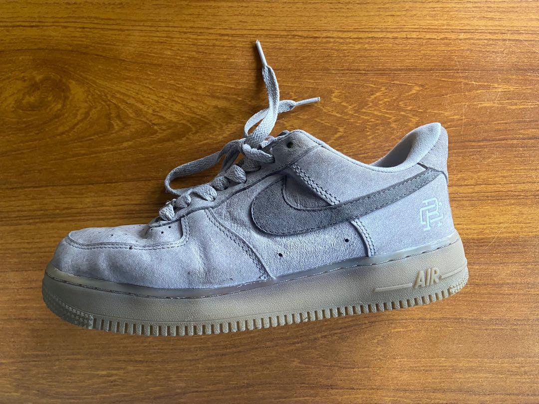 Nike Air Force 1 x Reigning Champ (Suede), Fashion, Footwear, Sneakers on Carousell