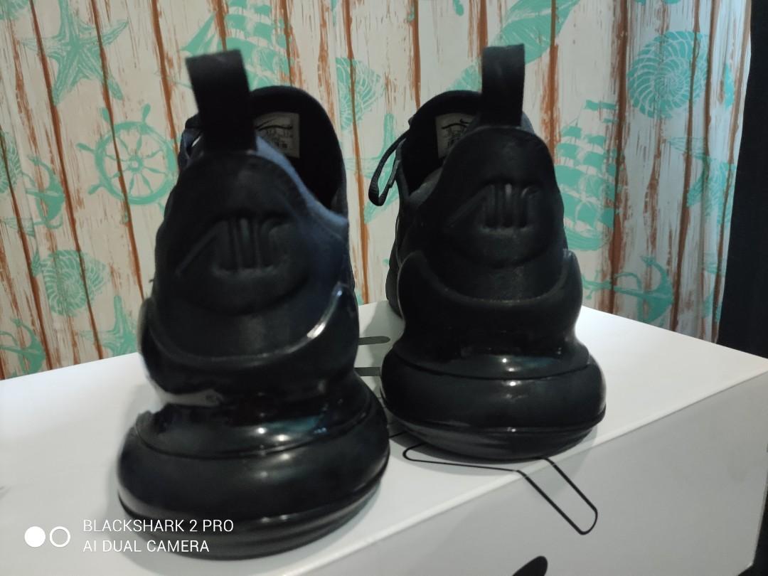 Nike Air Max 270 Size 12uk 13us Triple Black Men s Fashion