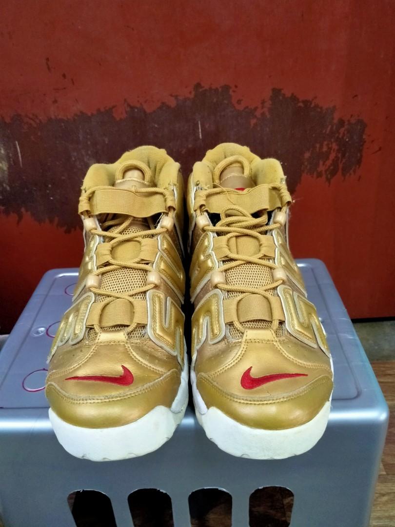 Air more uptempo supreme suptempo gold top