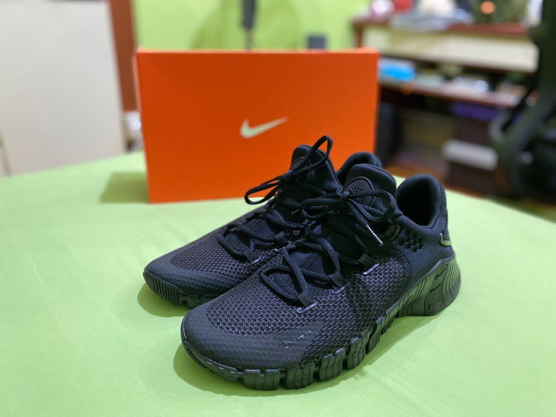 Metcon free outlet black training shoes
