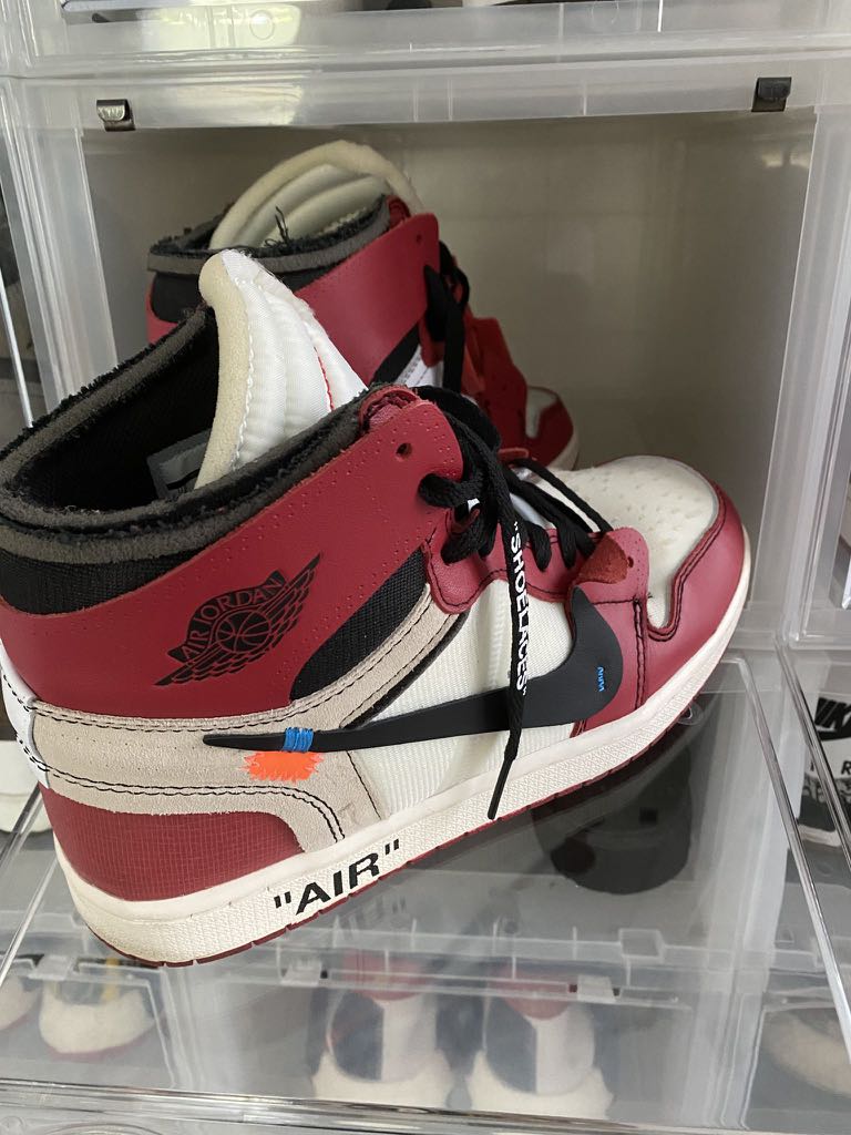 Off white air jordan 1 chicago retail hotsell