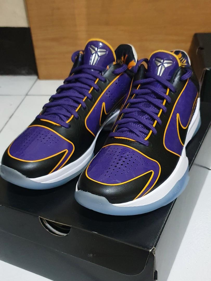 kobe 5 time champ shoes