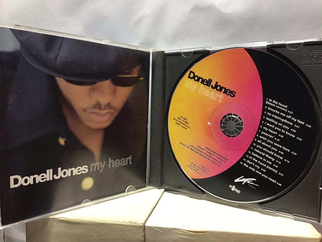 ORIGINAL US PRESS Donell Jones- My Heart OOP USA CD Anubis R&B
