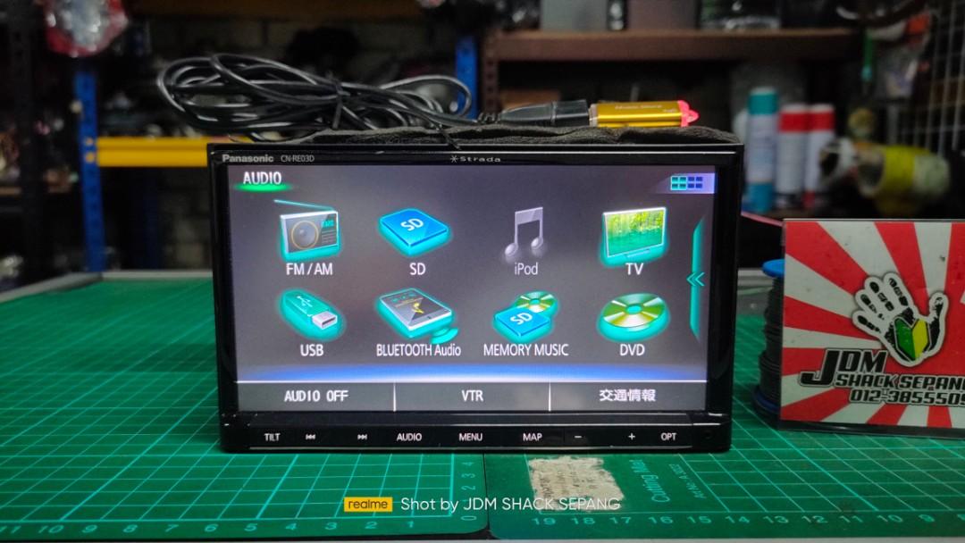 PANASONIC STRADA CN-RE03D RADIO PLAYER, Auto Accessories on Carousell