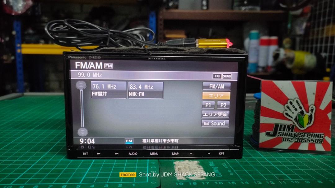 PANASONIC STRADA CN-RE03D RADIO PLAYER, Auto Accessories on Carousell