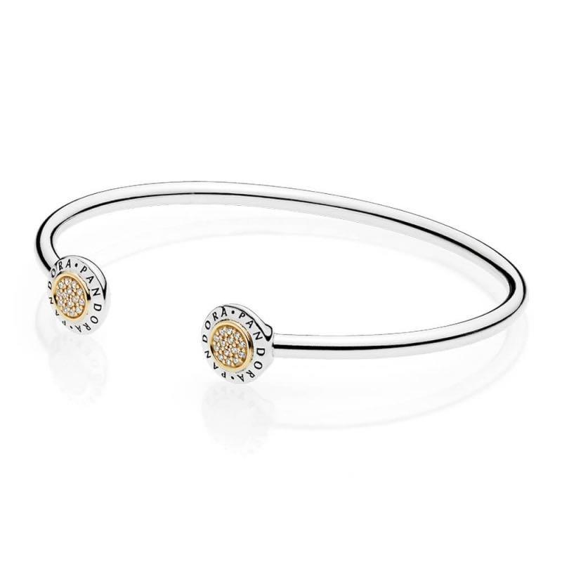 Pandora two tone bangle online
