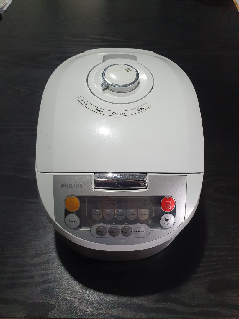 Philips Viva Fuzzy Logic Rice Cooker HD3031 /03, TV & Home Appliances