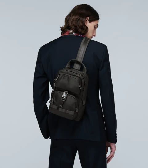 Prada one new arrivals shoulder nylon backpack