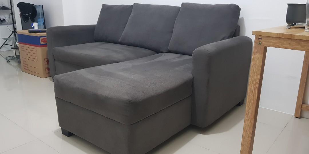 Rush Sale Pre Loved L Shape Sofa, Furniture & Home Living, Furniture