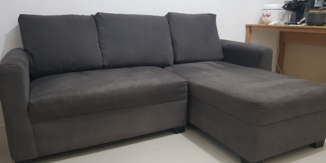 Rush Sale Pre Loved L Shape Sofa, Furniture & Home Living, Furniture